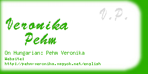 veronika pehm business card